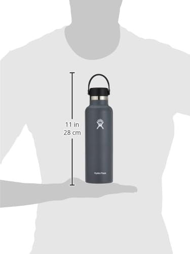 Hydro Flask 24oz Cupholder-compatible bottle fits car and bag pockets.