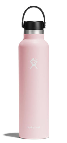 Hydro Flask 24 oz Standard Mouth bottle with leakproof Flex Cap for secure sips on the go
