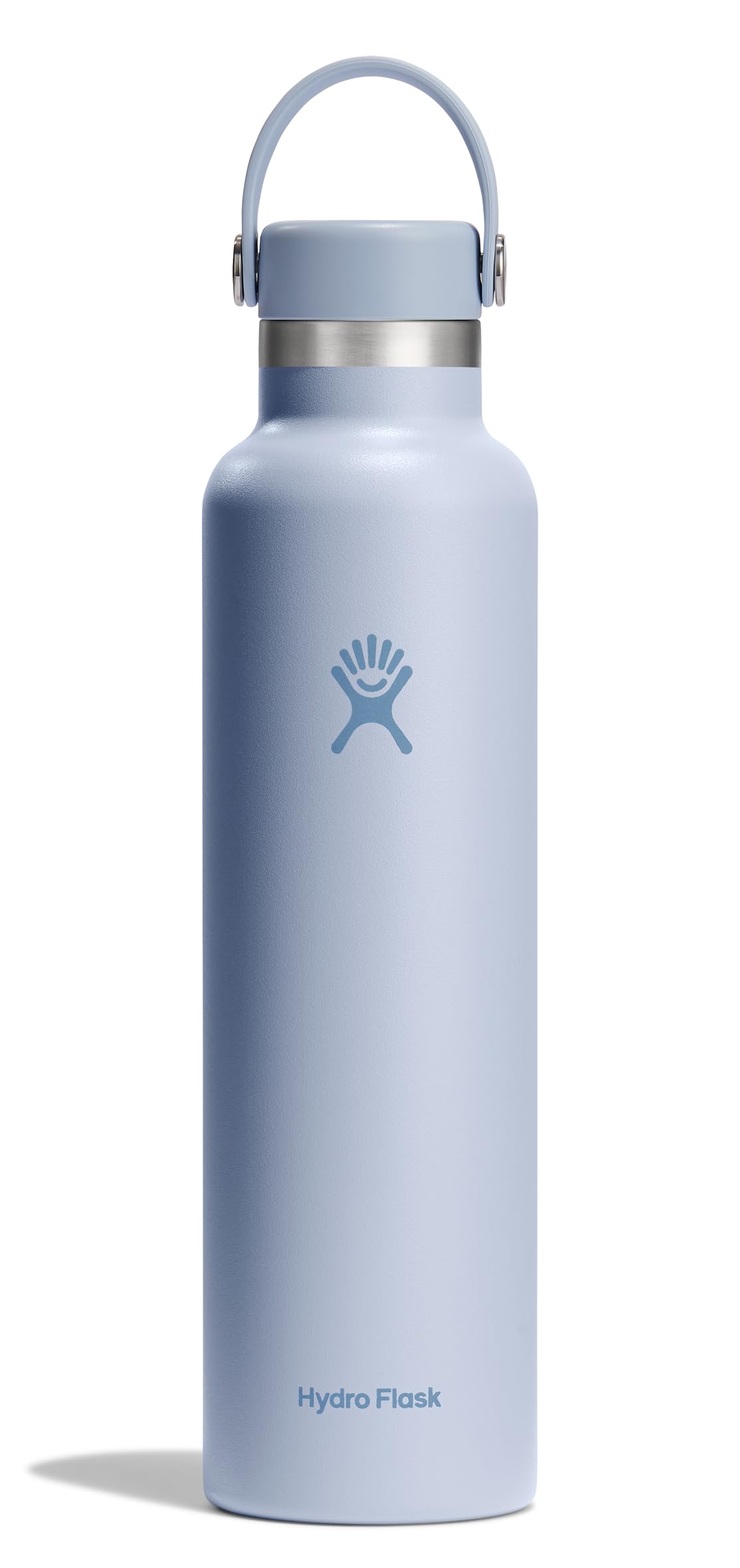 Hydro Flask 24oz Surf Blue bottle keeps drinks cold or hot on the go