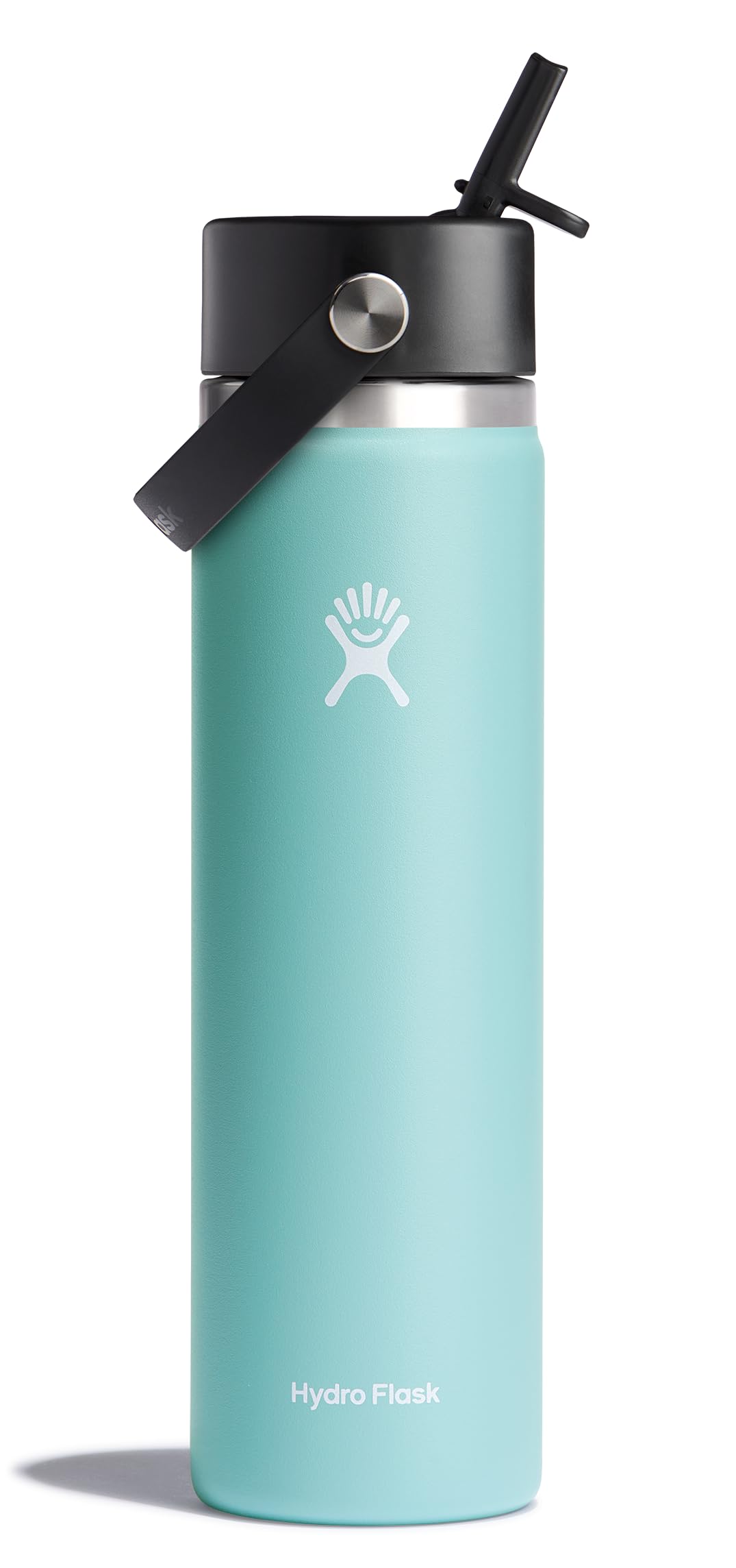 Hydro Flask 24oz wide-mouth bottle with sleek profile and portable size