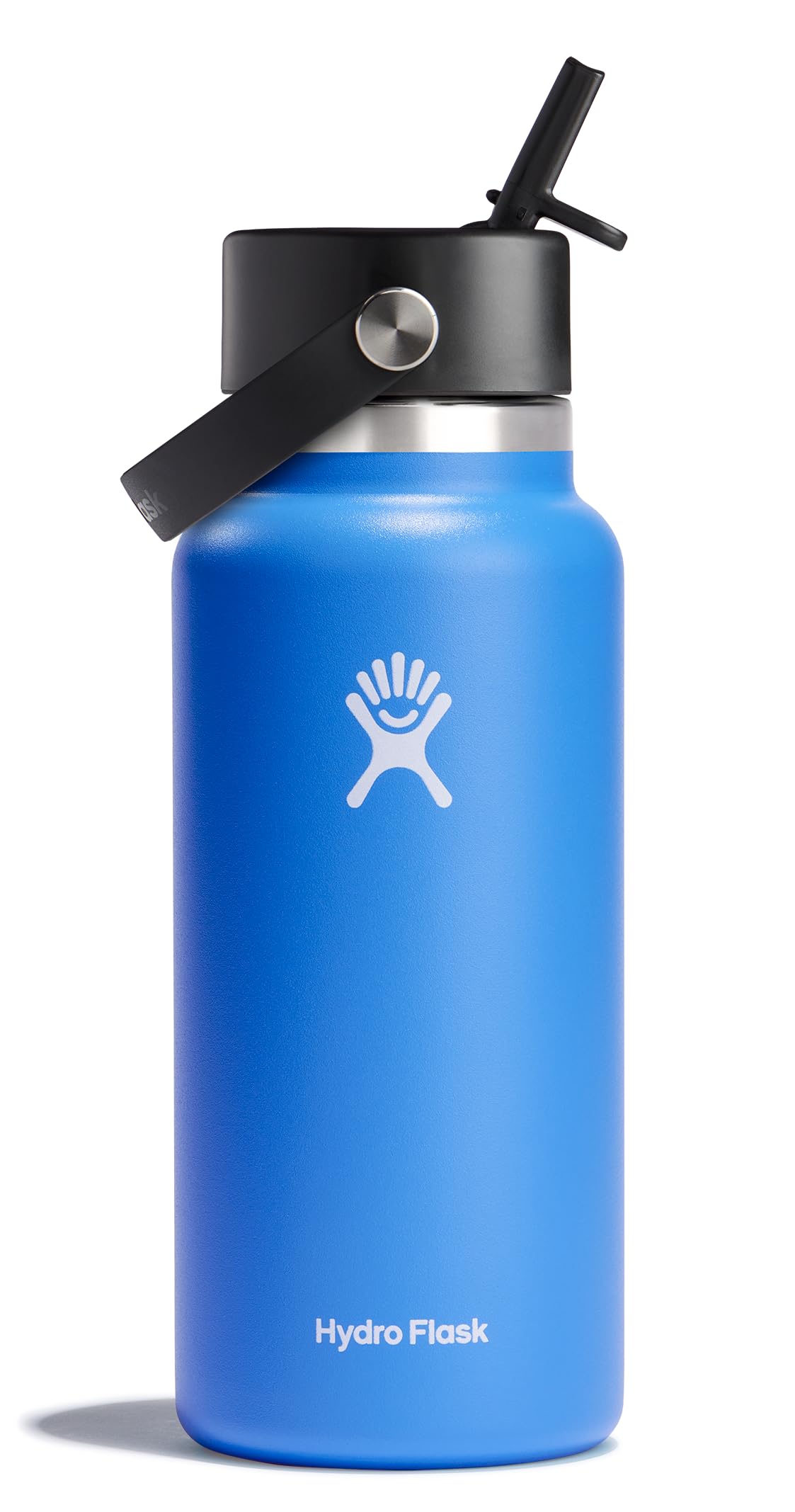 Hydro Flask 32 oz Cascade Blue bottle showcasing durable insulated design for all-day temperature control.