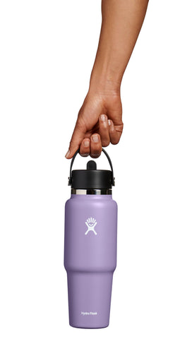 Hydro Flask 32oz Moonshadow kept cold for hours on road trips