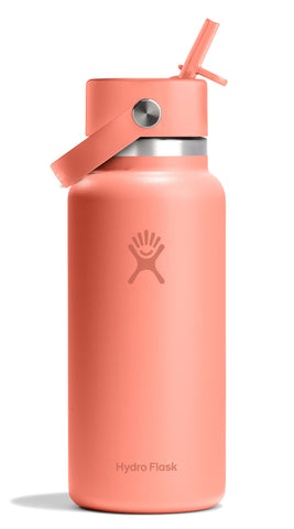 Hydro Flask 32 oz wide-mouth bottle in Sunglow for easy filling