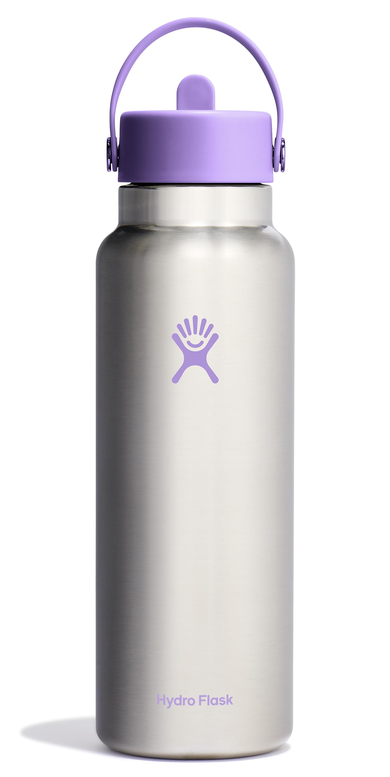 Hydro Flask 40 oz wide-mouth bottle with leakproof cap keeps drinks cold