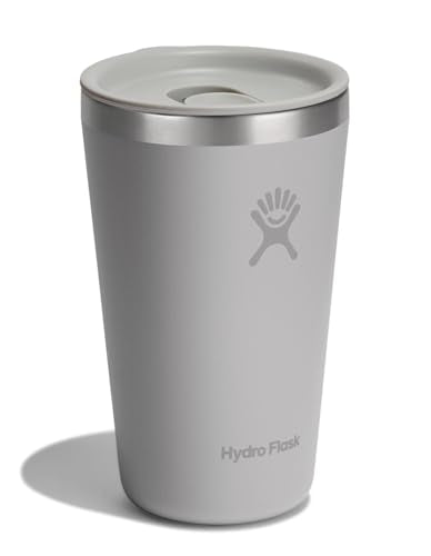 Hydro Flask 16oz insulated tumbler preserves hot and cold beverages for hours.