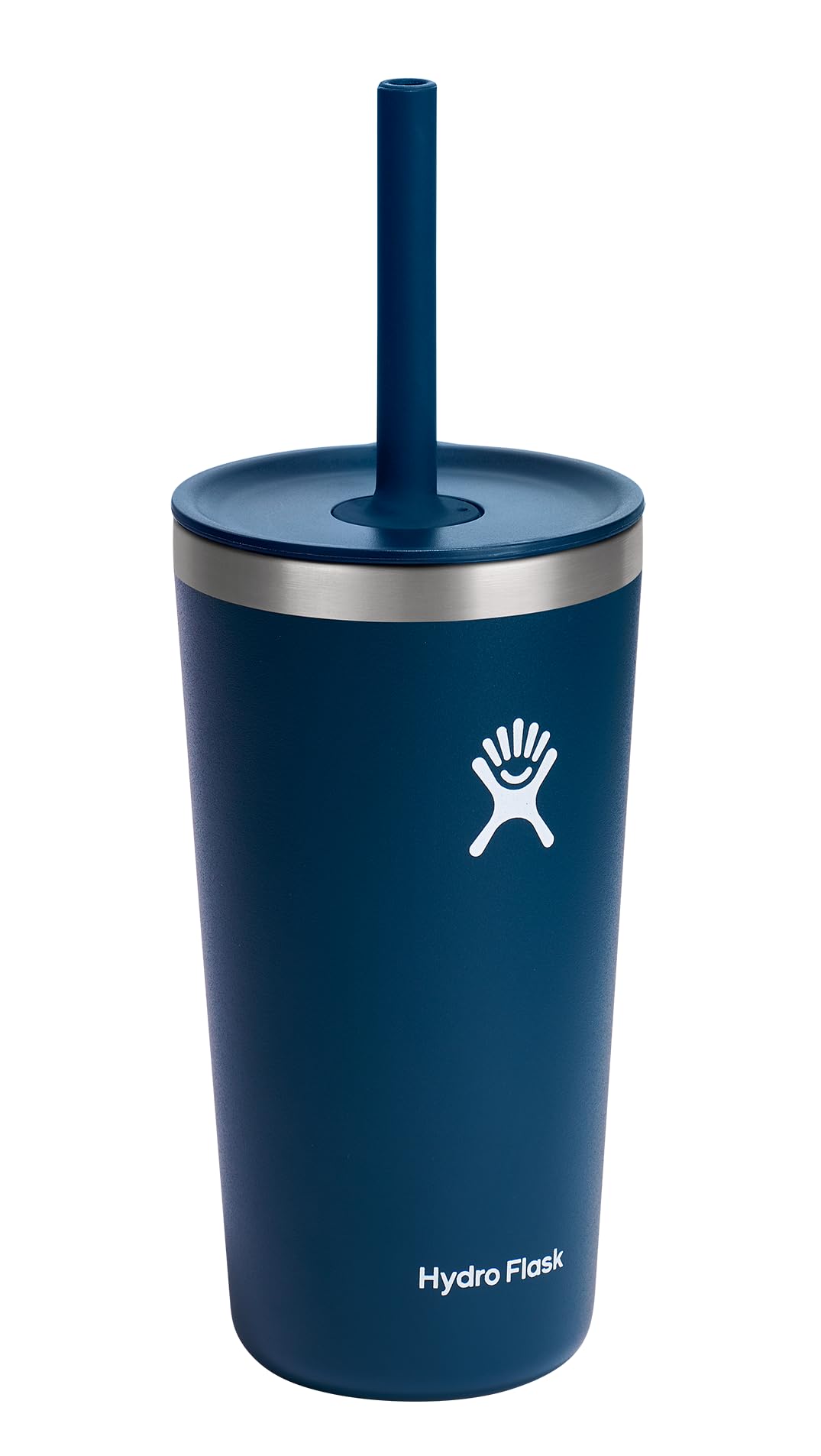 Hydro Flask Indigo Blue dishwasher-safe tumbler for easy cleanup