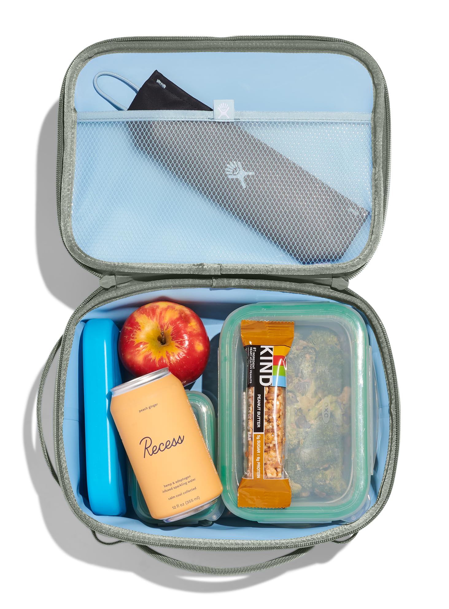 Hydro Flask Carry Out Lunch Box Agave comfortable carry handle