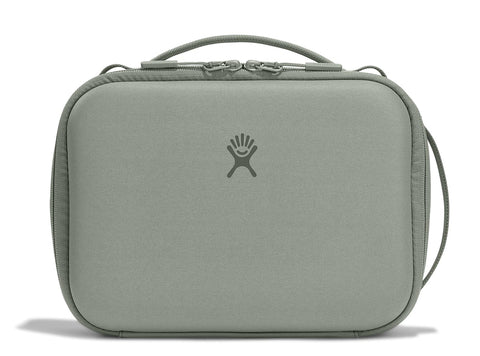 Hydro Flask Carry Out Lunch Box Agave front view, compact insulated storage