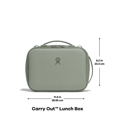 Hydro Flask Carry Out Lunch Box compression-molded lid and base provide stability