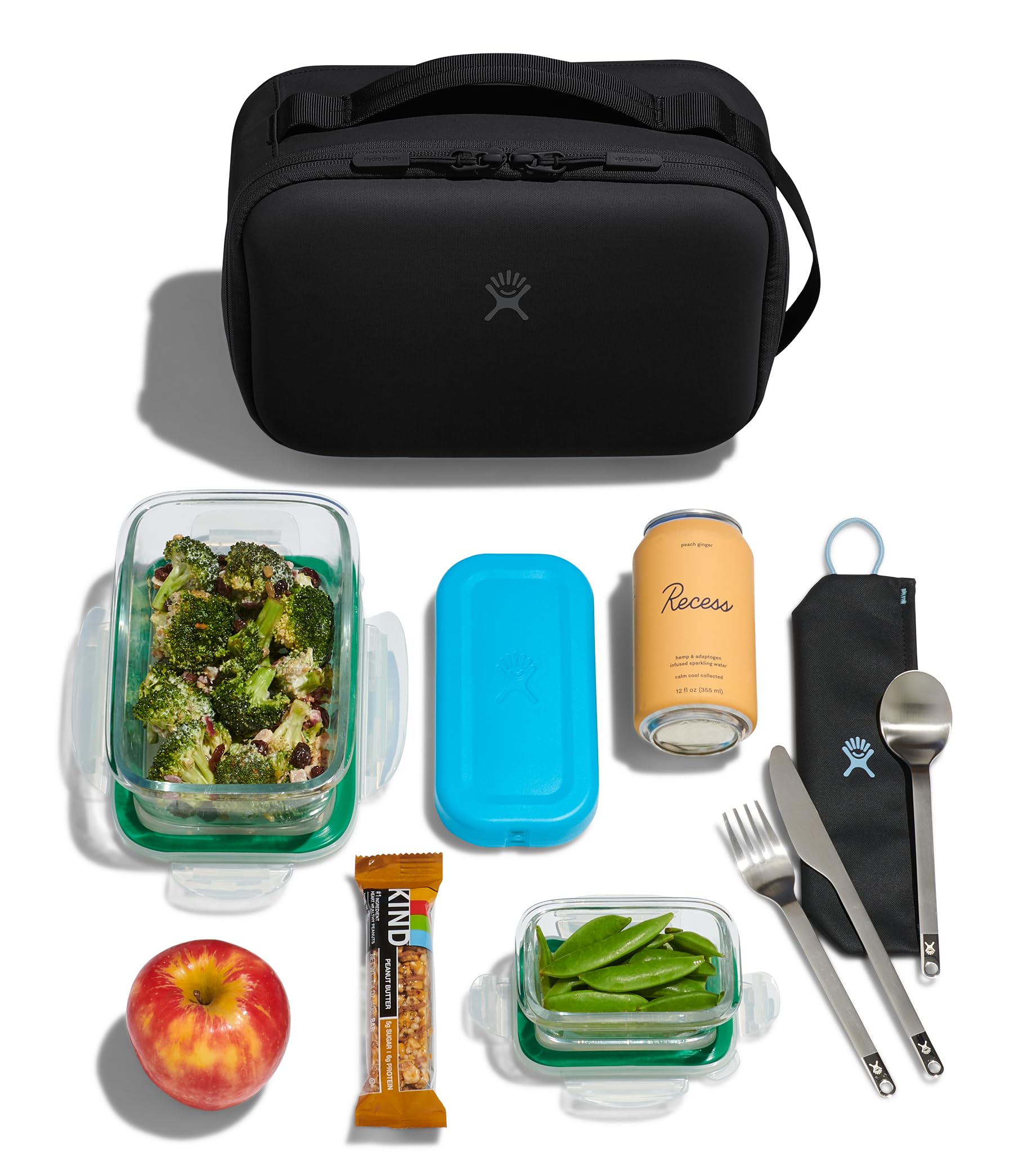 Hydro Flask Carry Out Lunch Box easy-clean interior surface for quick maintenance.