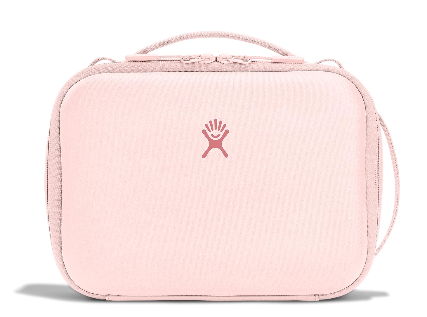 Hydro Flask Carry Out Lunch Box front view in Trillium Pink, ideal for everyday meals.