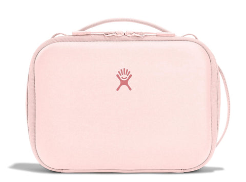 Hydro Flask Carry Out Lunch Box front view in Trillium Pink, ideal for everyday meals.