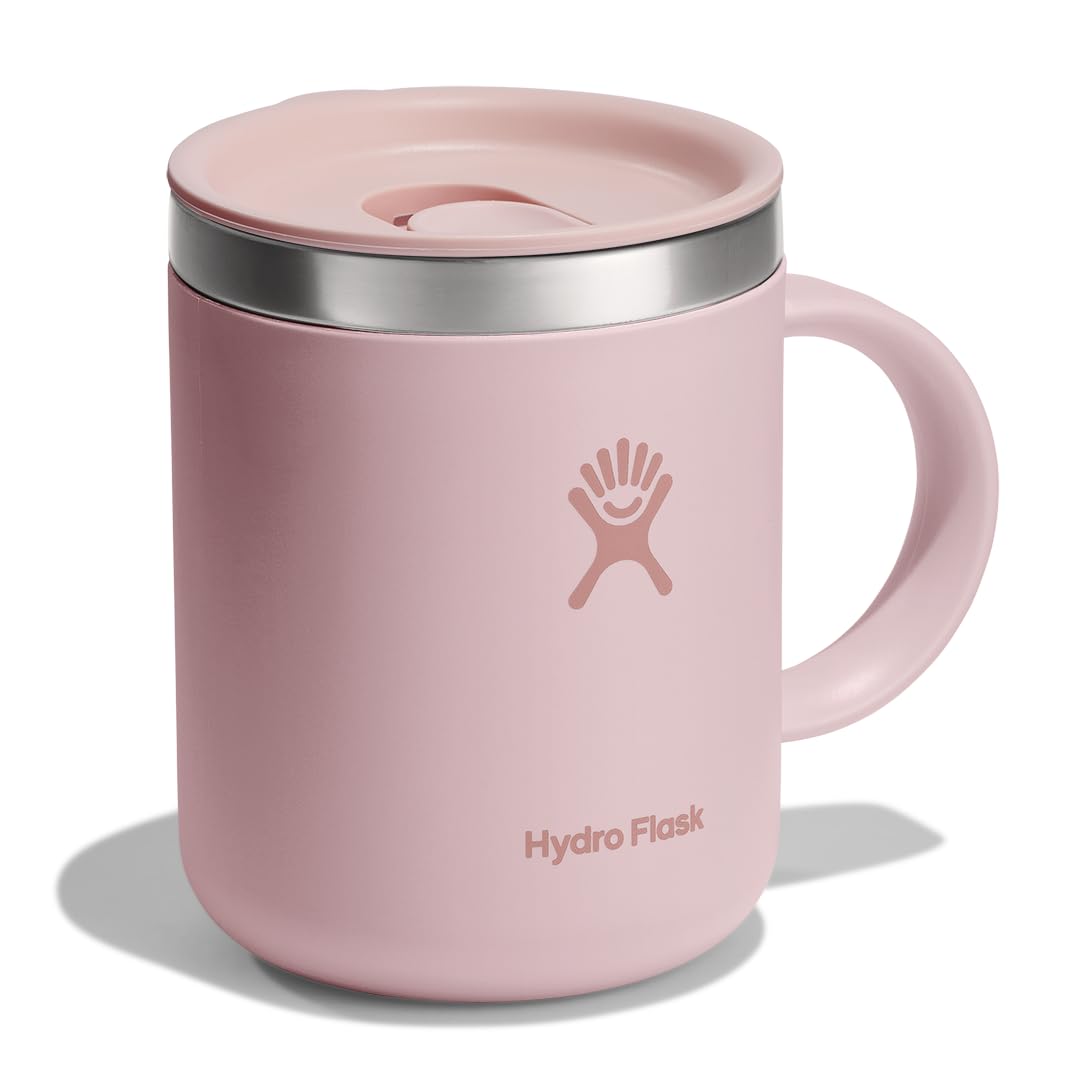 Hydro Flask mug with leak-resistant design for splash-free transport.
