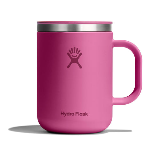 Hydro Flask coffee mug reef pink closeable lid for splash-free travel and sipping