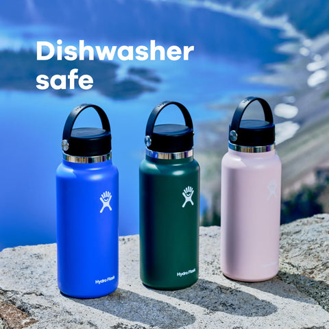 Hydro Flask dishwasher-safe bottle for quick cleaning after workouts