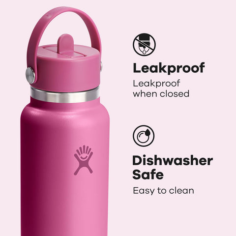 Hydro Flask bottle is dishwasher safe for easy cleaning after workouts