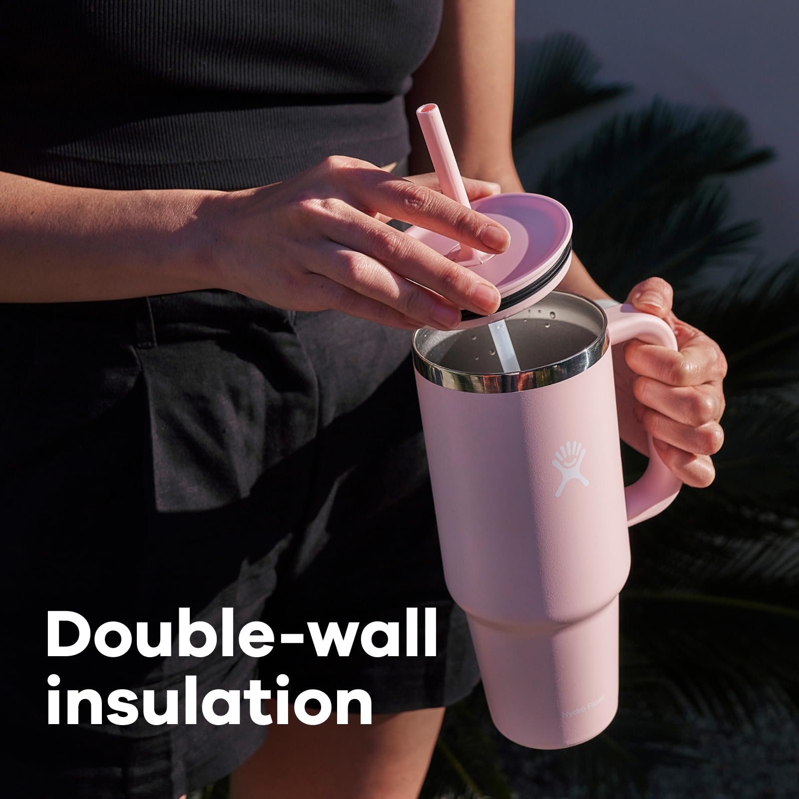 Hydro Flask dishwasher-safe lid and straw simplify cleaning after hikes.