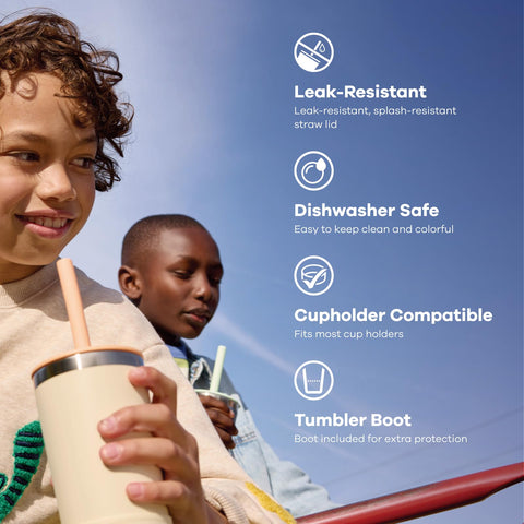 Hydro Flask easy-to-disassemble straw lid for thorough cleaning