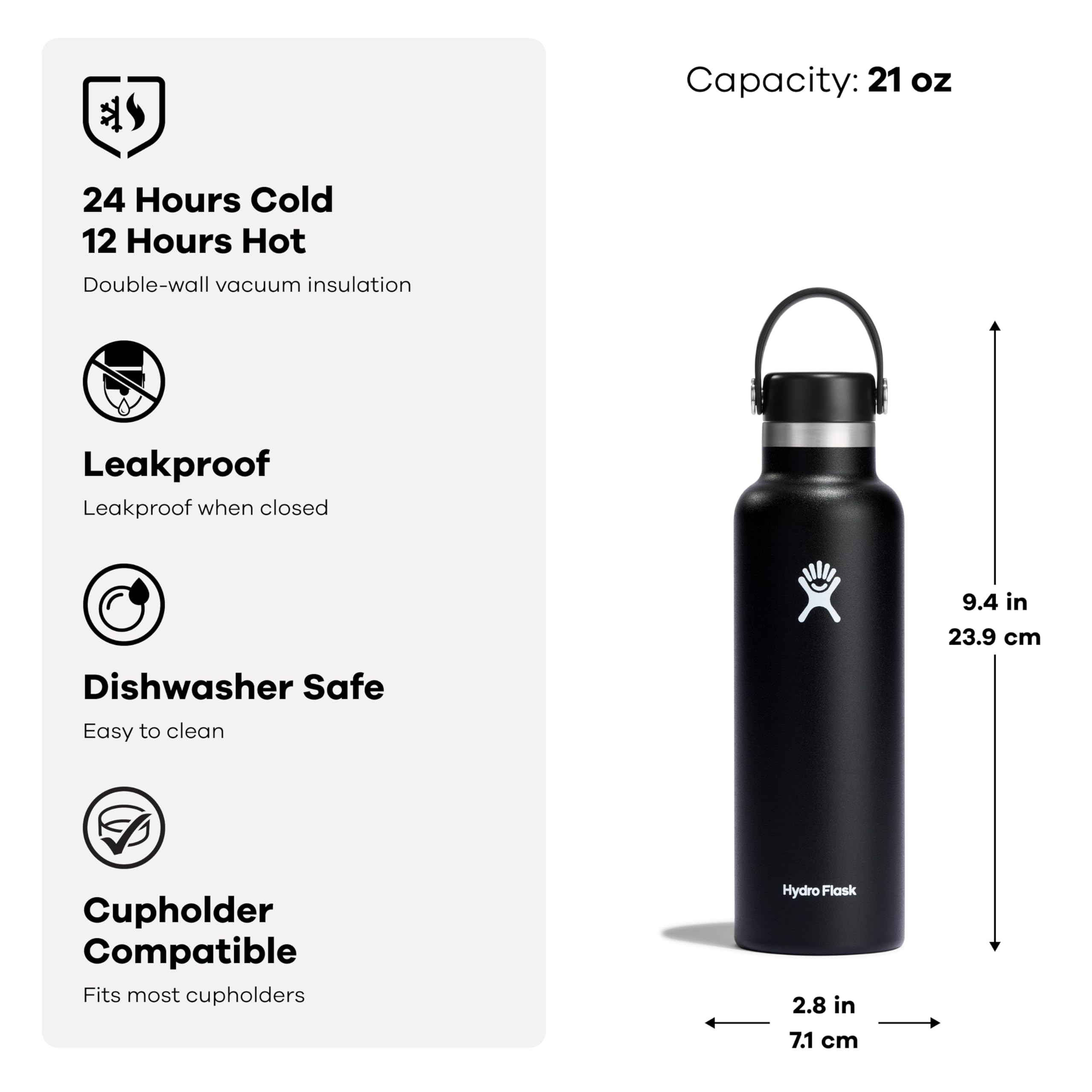 Hydro Flask Flex Cap leakproof in action for spill-free transport.