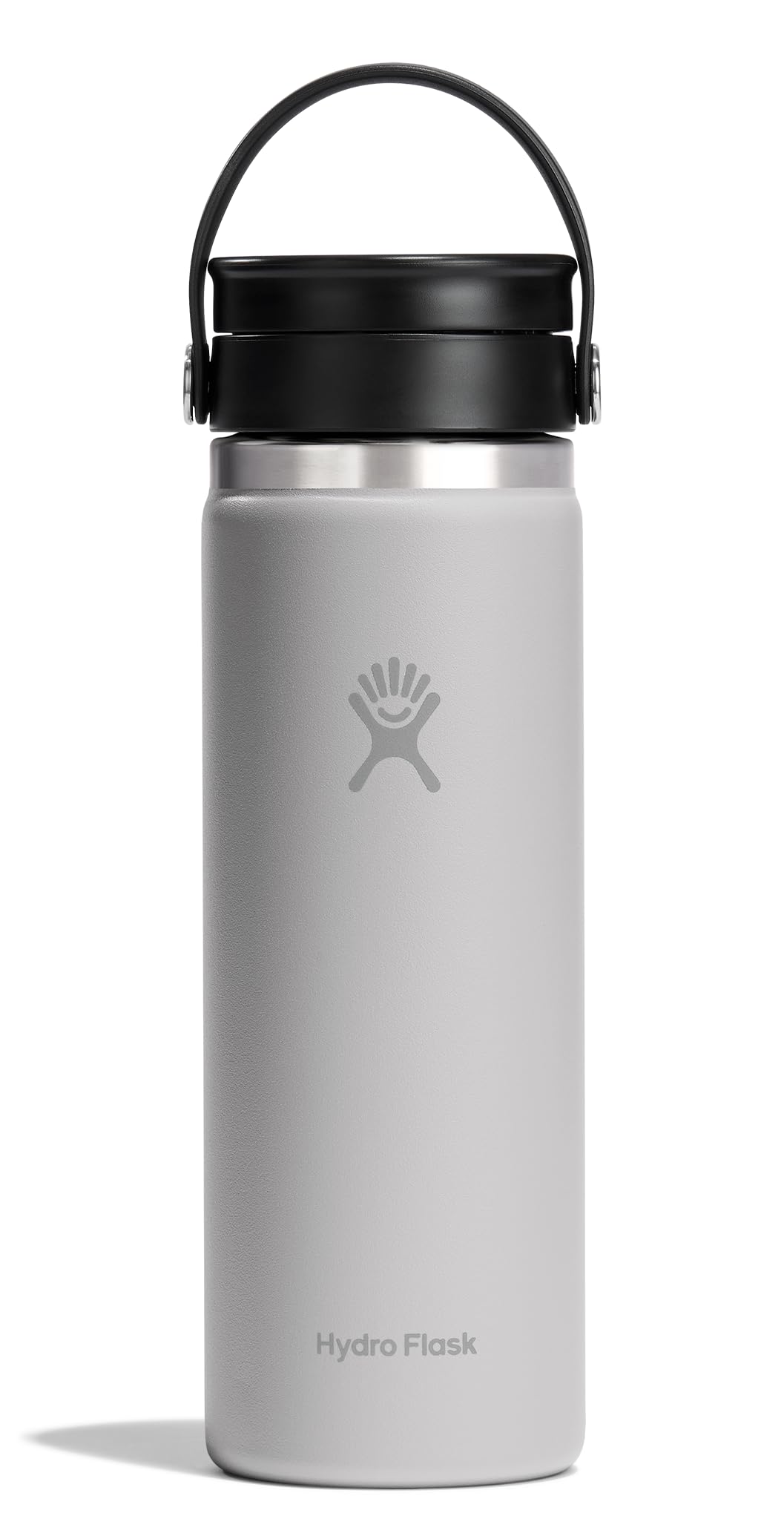 Hydro Flask Flex Sip bottle with lid closed showing leakproof design for daily commutes.