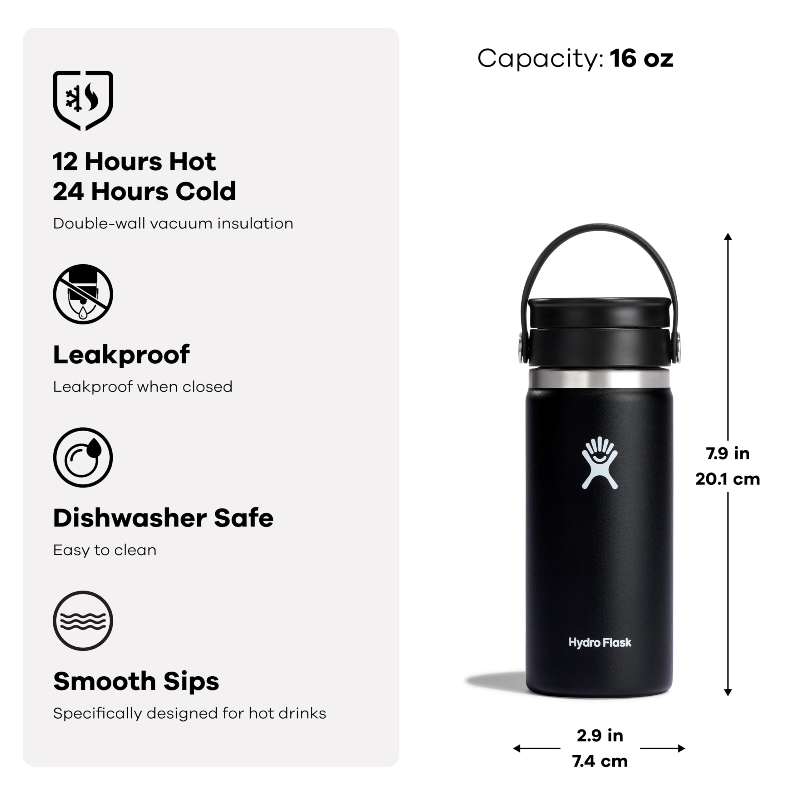 Hydro Flask Flex Sip Coffee Tumbler on the go ready for tea or coffee.