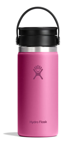 Hydro Flask Flex Sip coffee tumbler in reef pink with leakproof lid for on-the-go sipping