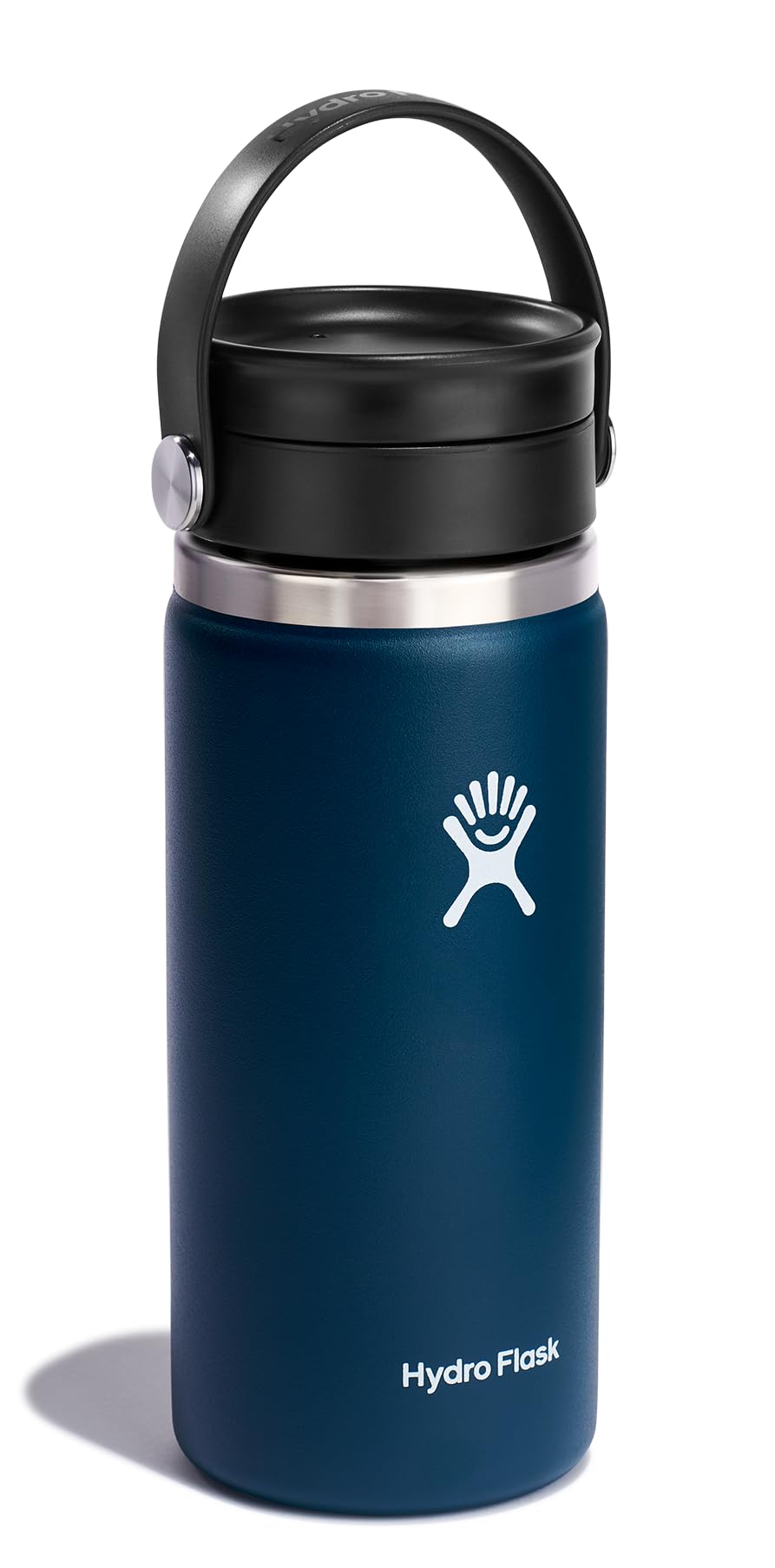 Hydro Flask Flex Sip Lid shows leakproof design for secure travel.