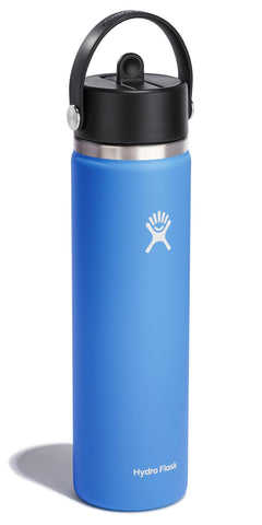 Close-up of Hydro Flask Flex Straw Cap showing leakproof seal for travel