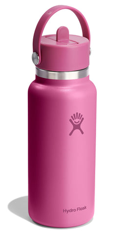 Hydro Flask Flex Straw Cap close-up shows leakproof design for on-the-go sipping
