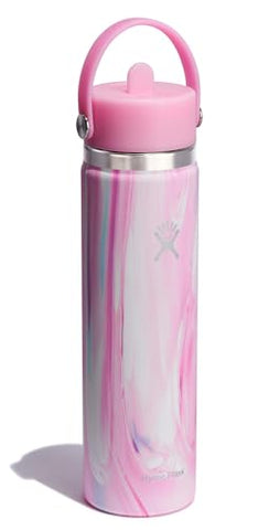 Hydro Flask flex straw cap closeup highlights leakproof one-handed sipping
