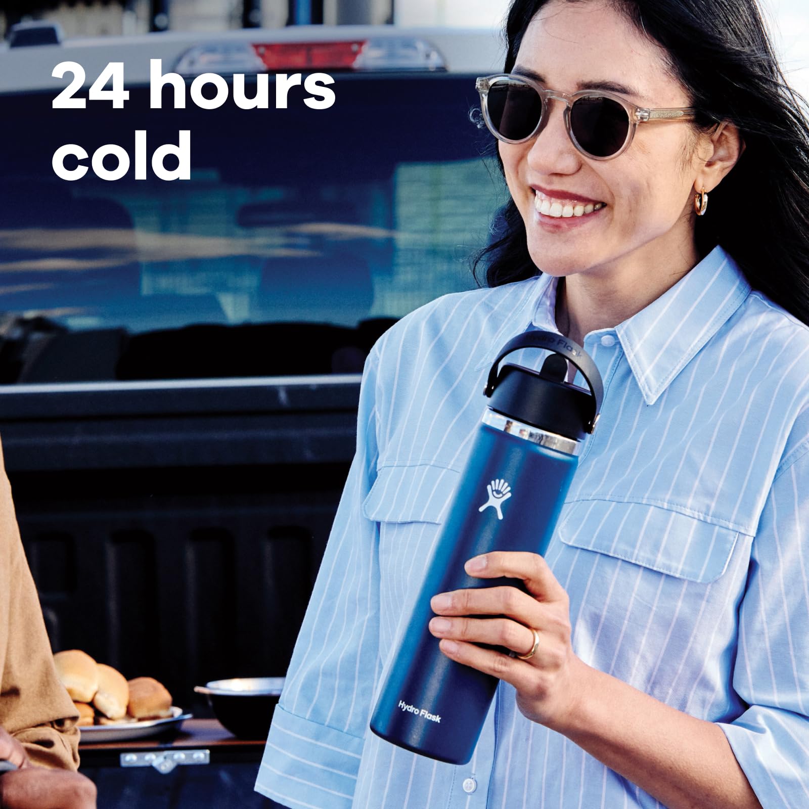 Hydro Flask leakproof closed-cap keeps beverages secure during travel.