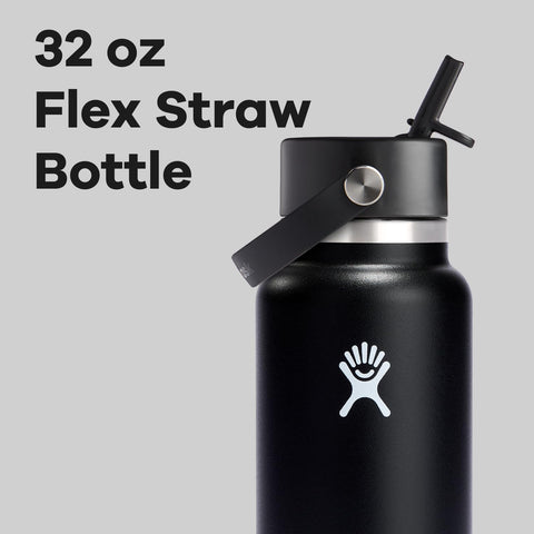 Hydro Flask Flex Straw Cap shown closed to prevent leaks during travel.
