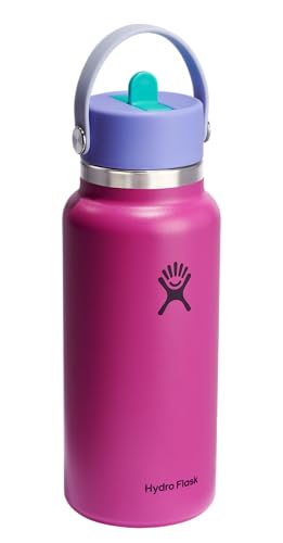 Hydro Flask Flex Straw Cap in use with one-handed sipping