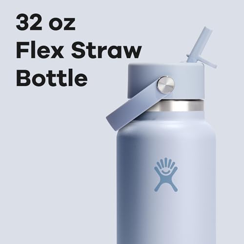 Hydro Flask 32 oz with flexible handle for one-handed sipping during activities