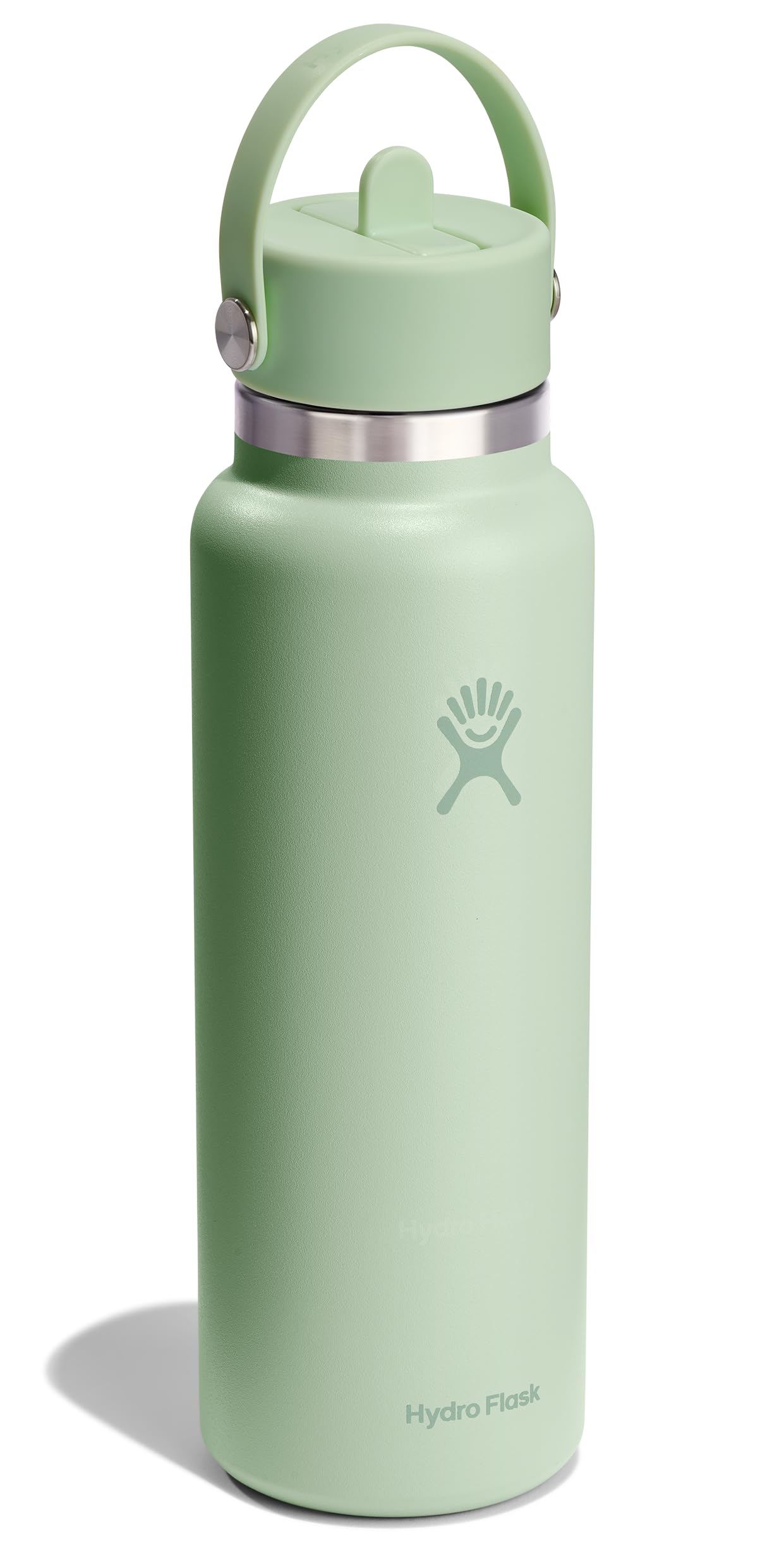 Hydro Flask Flex Straw Cap enables easy one-handed sipping on the go.