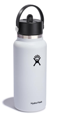 Hydro Flask Flex Straw Cap enables one-handed use and leakproof travel.
