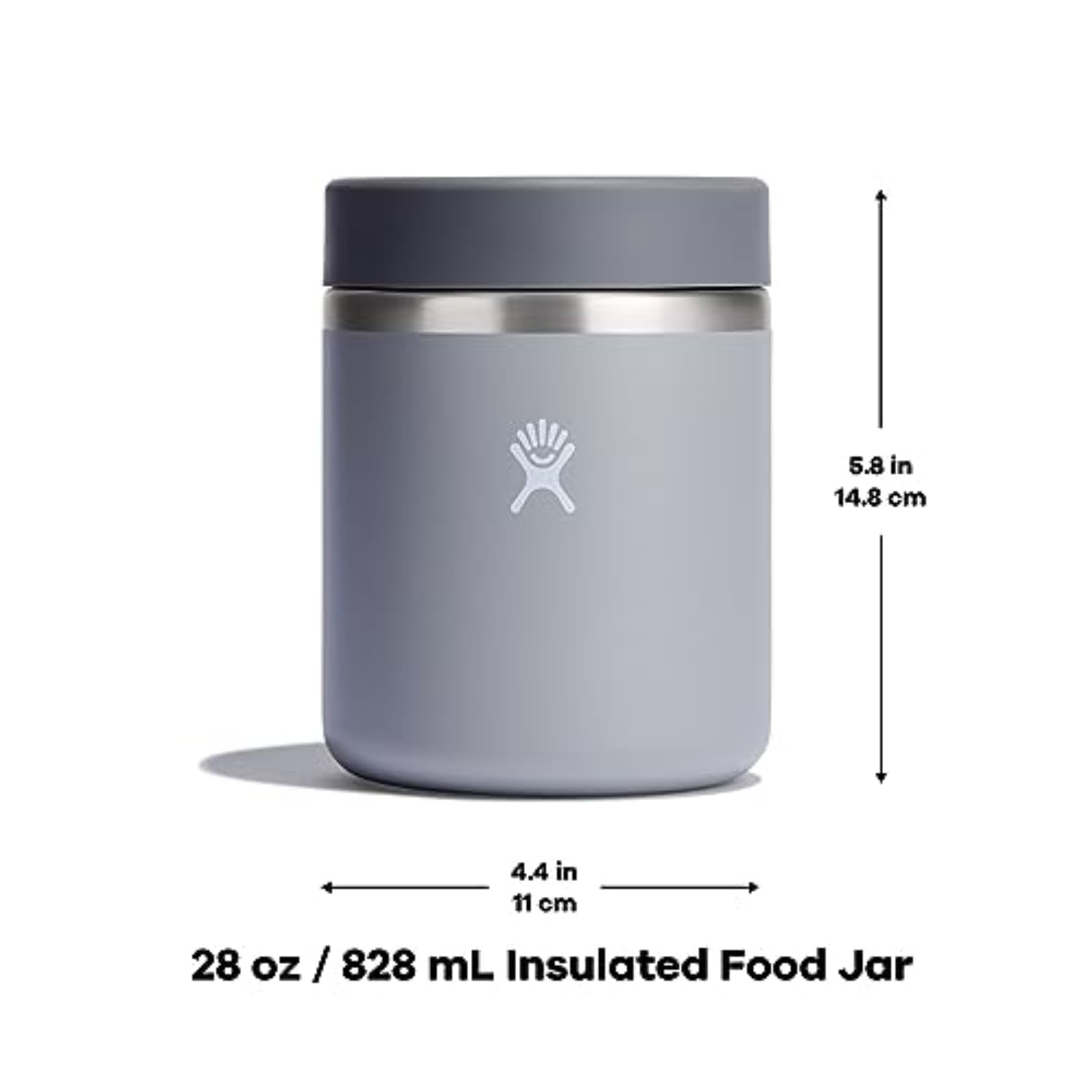 Hydro Flask Food Jar 28oz Cascade Blue durable stainless steel interior