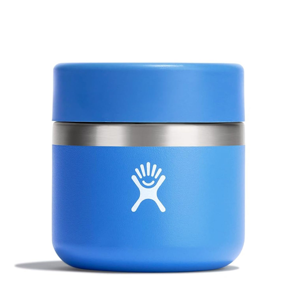 Hydro Flask Food Jar 8oz Cascade Blue front view for portable lunches and snacks.