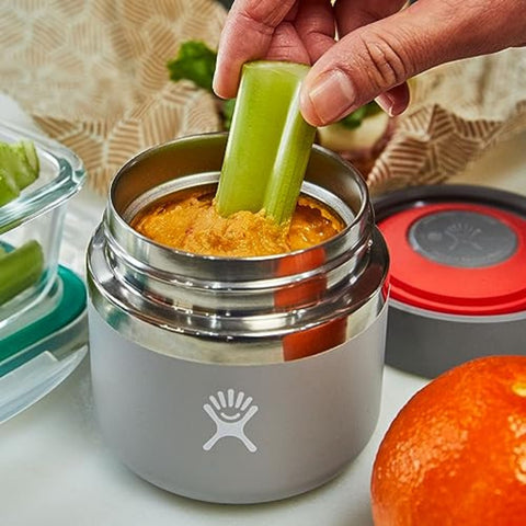 Hydro Flask Food Jar used as a soup container for leftovers.