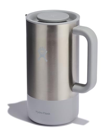 Hydro Flask French Press Birch mesh filter captures fine grounds