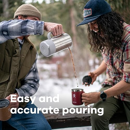 Hydro Flask French Press Birch ergonomic soft touch handle