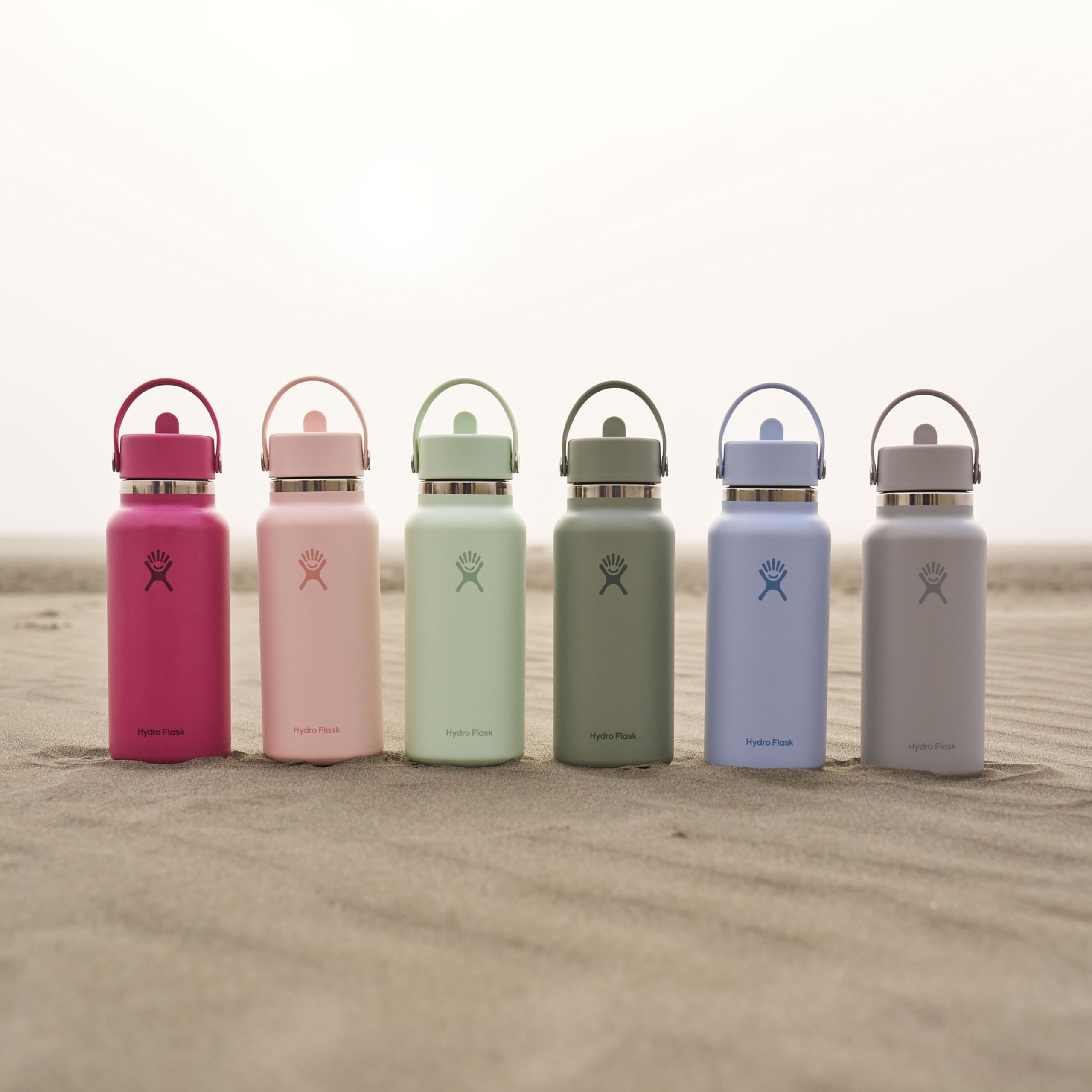 Hydro Flask ice-friendly wide mouth accepts large ice cubes for crisper drinks