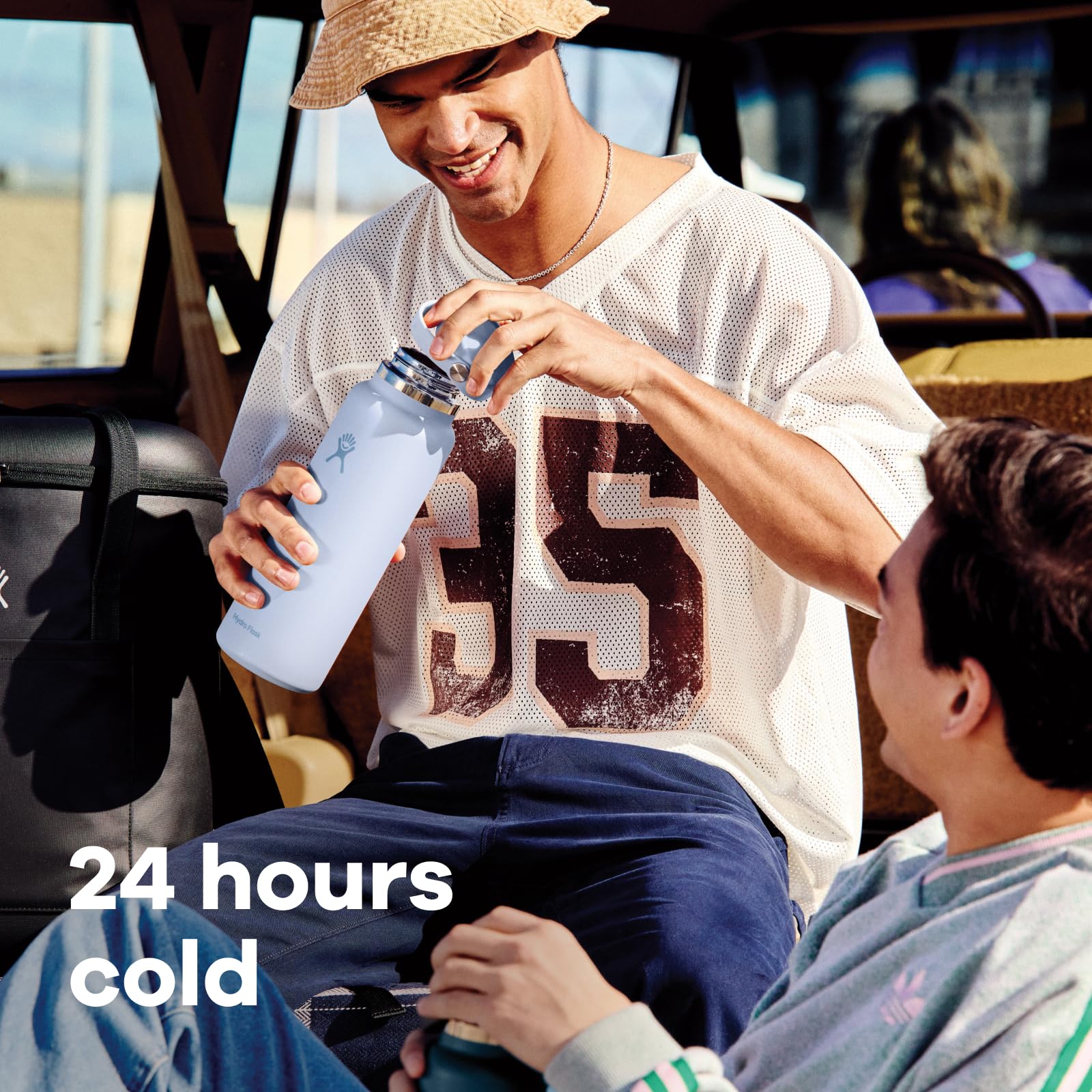 Hydro Flask ice-fill wide-mouth agave simplifies adding ice for refreshing drinks