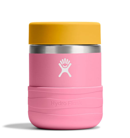 Hydro Flask Kids Food Jar 12oz Dahlia Pink shows bright color and leakproof design for lunches.