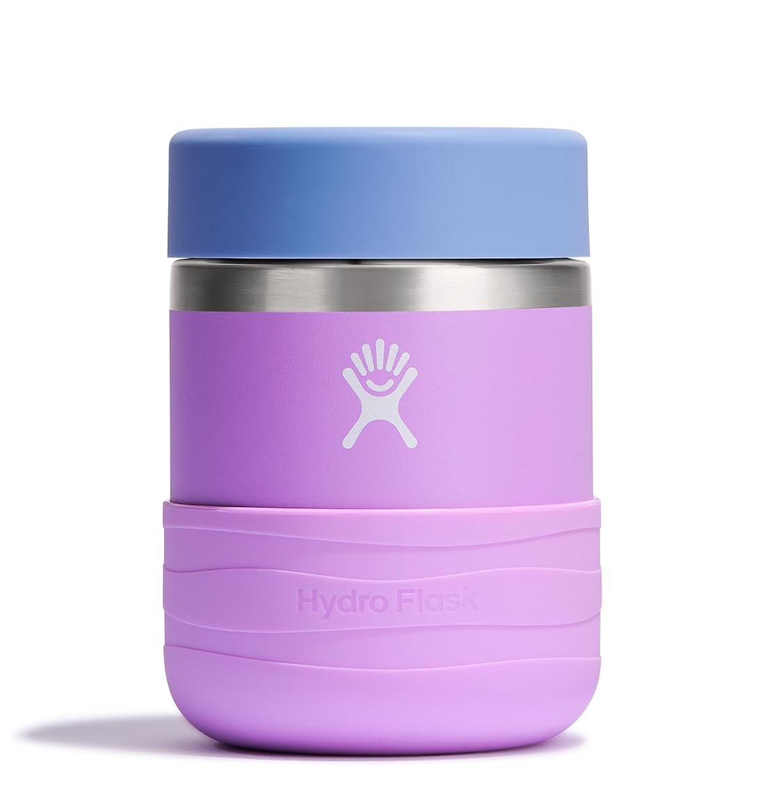 Hydro Flask kids food jar in Anemone Purple front view, ideal for school lunches