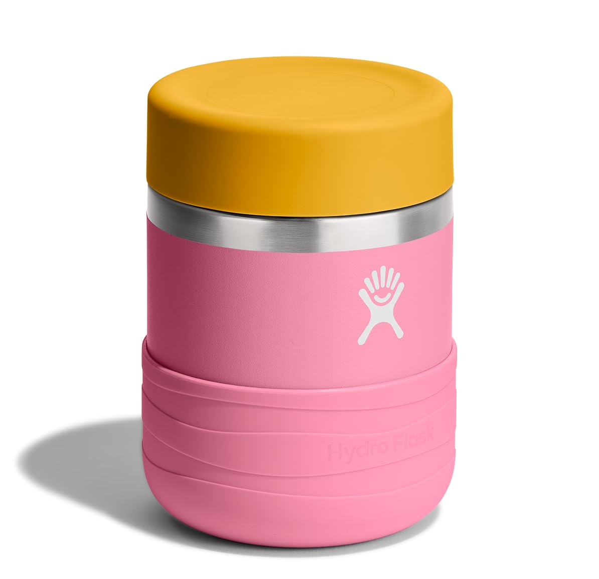 Hydro Flask Food Jar boot provides durability during adventures.