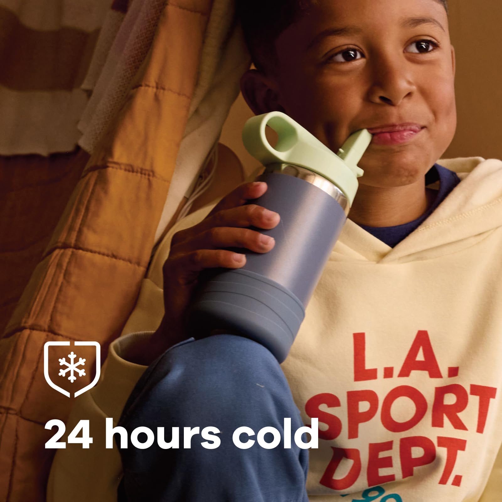 Hydro Flask Kids Koala Gray 24-hour-cold keeps beverages chilly
