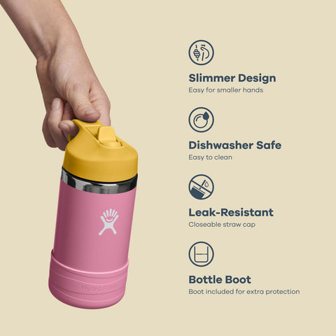 Hydro Flask Kids Koala Gray easy-carry-loop for portability