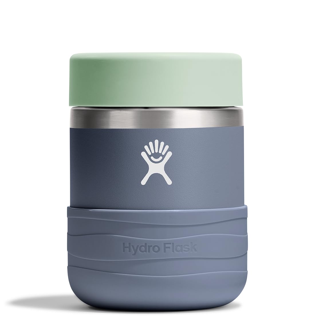 Hydro Flask Koala Gray 12 oz food jar for kids' lunches with bright style.