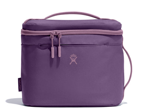 Hydro Flask lunch bag exterior in Beachplum Purple for everyday carry